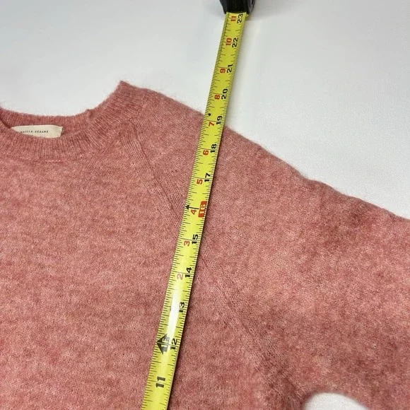 Sezane Louise Sweater Size Small Blush Pink Merino Wool Mohair Blend Luxury - Picture 10 of 10